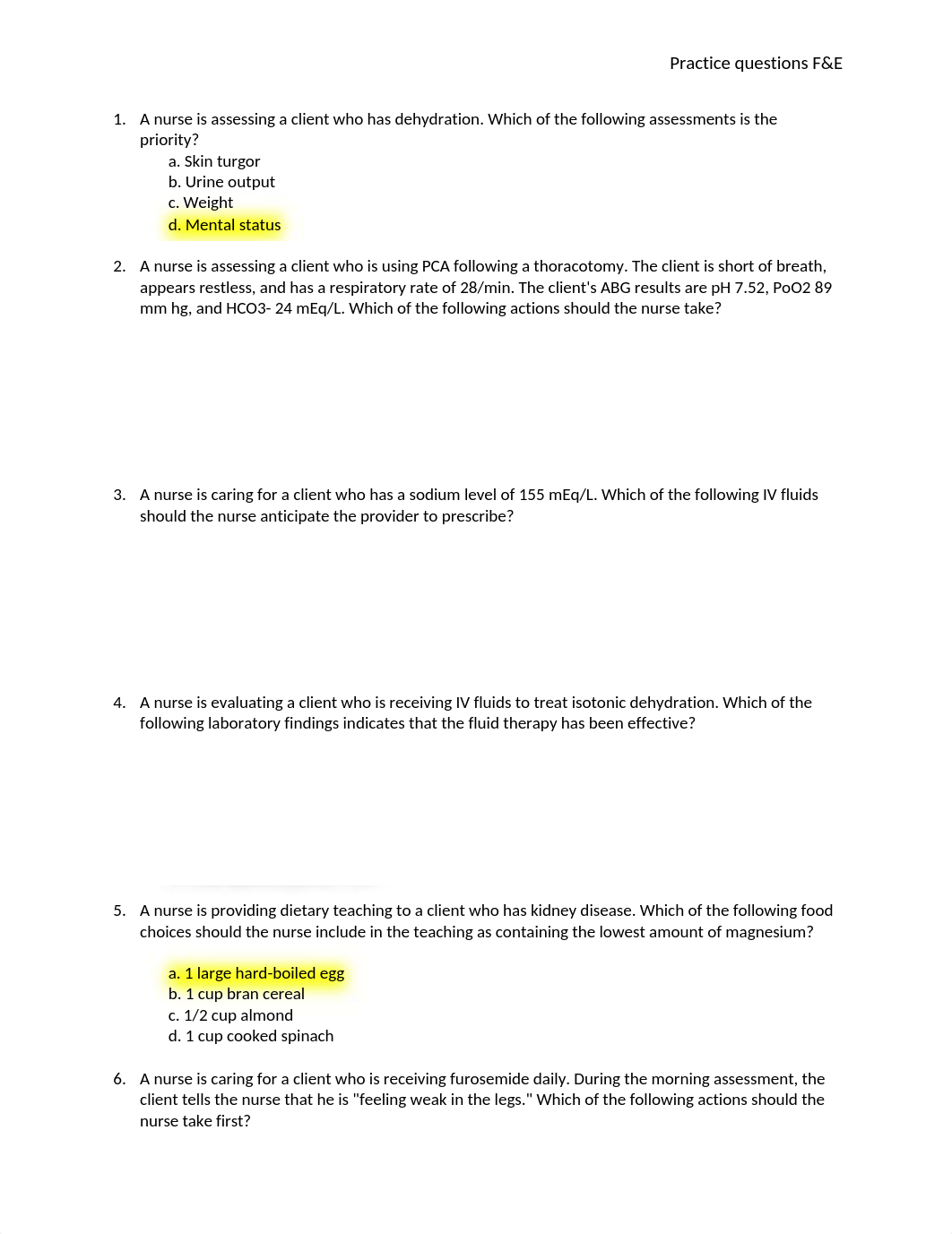 NUR 224 F&E Study Questions.docx_dlklpndhapx_page1