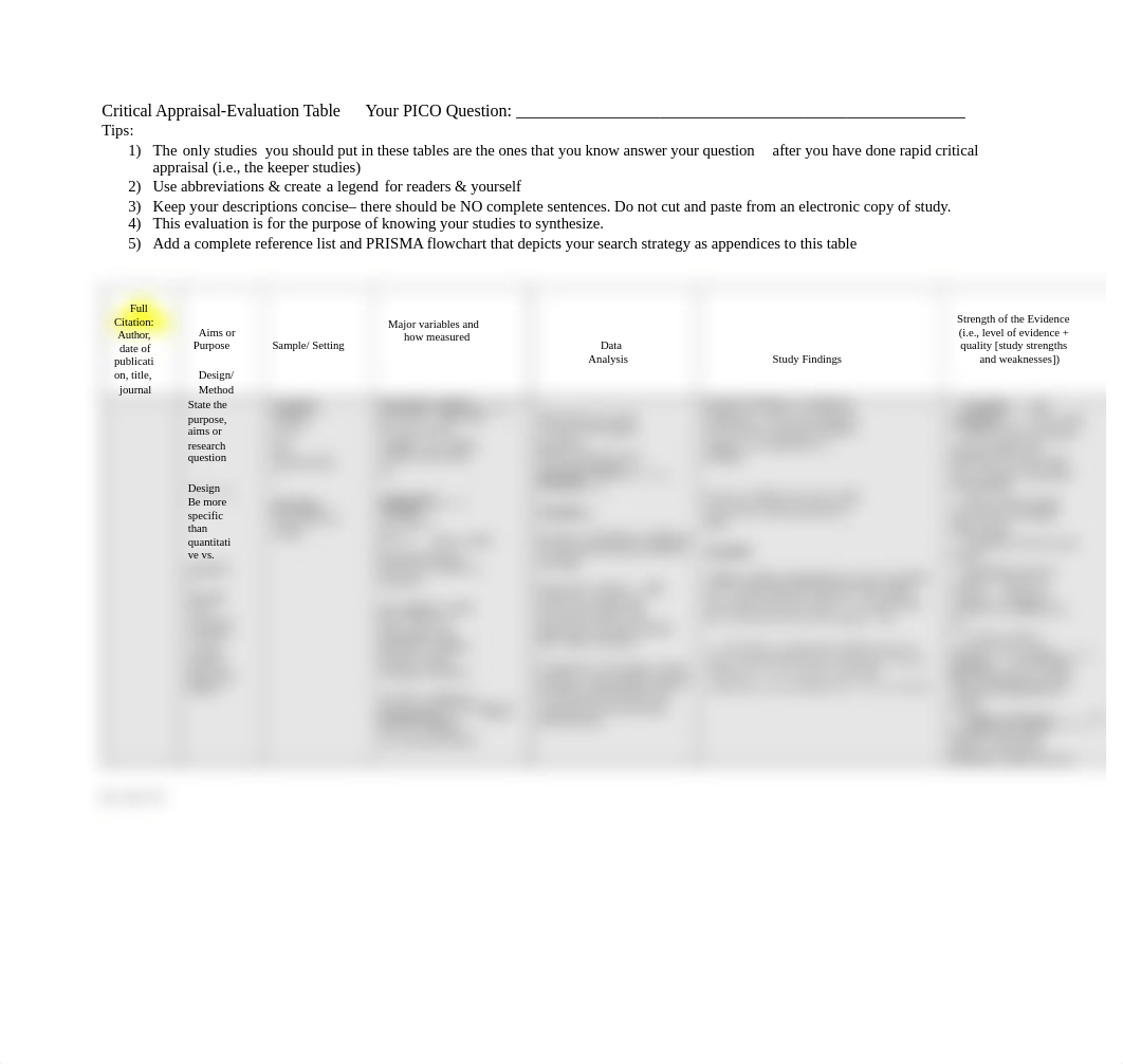 Critical Appraisal Table Template 2021(1).docx_dllci4za3dc_page1