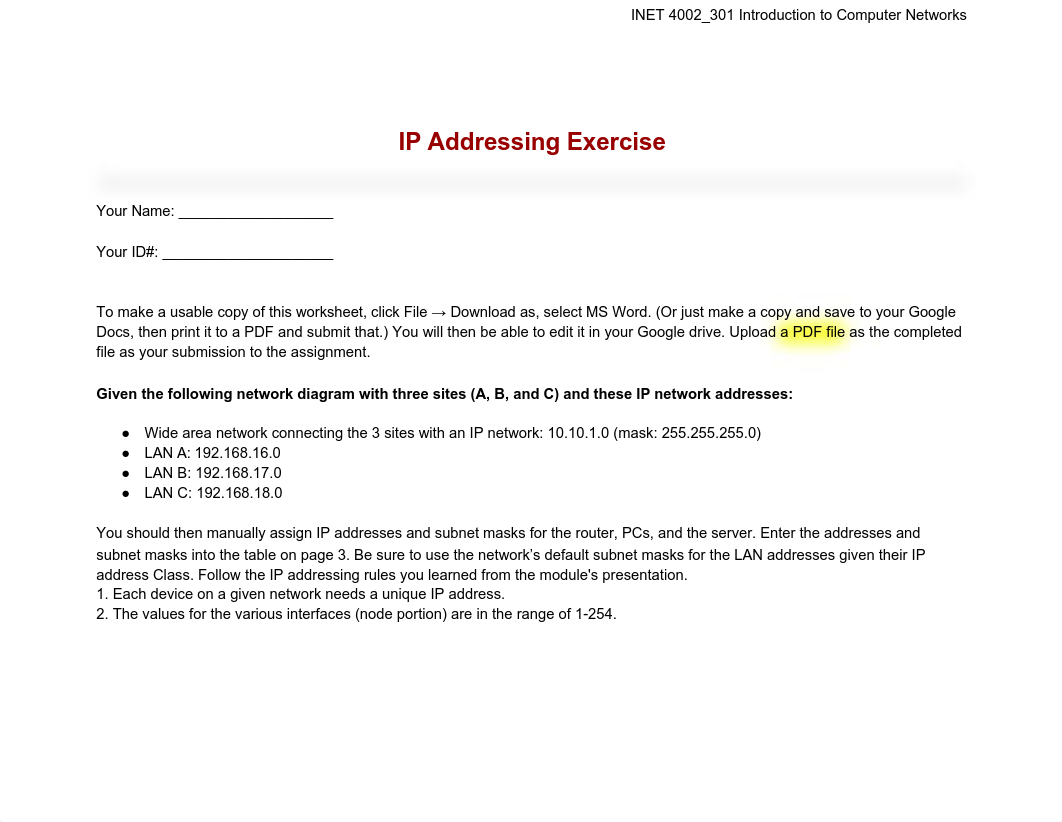 INET 4002 IP Addressing exercise.pdf_dllcqgzc5kt_page1