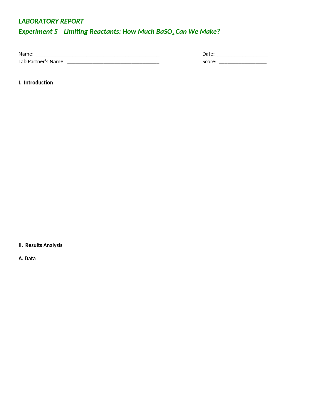 Experiment 5   LAB REPORT Limiting Reactants - How Much BaSO4 We Can Make(2)_dllf5b2x42x_page1