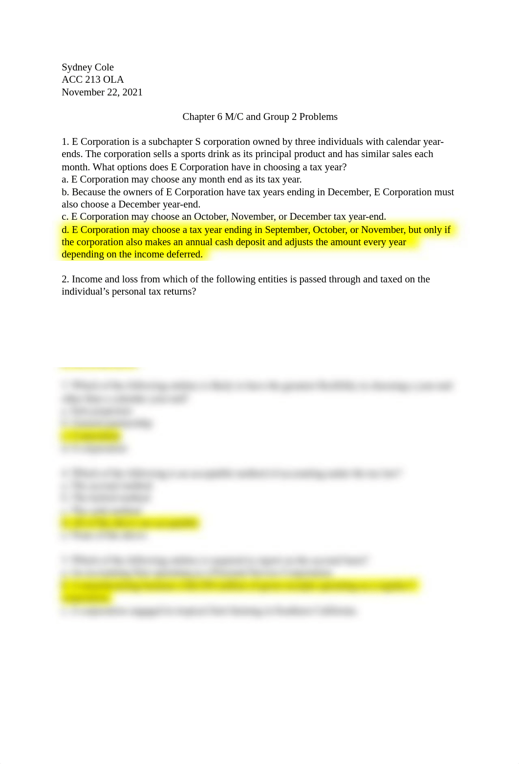 ACC213 Chap. 6 M:C & Group 2 Problems.docx_dllu132vp7u_page1