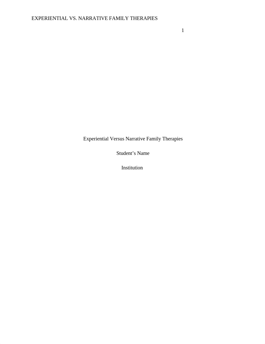 Experiential Versus Narrative Family Therapies.docx_dlm7wp9xmc3_page1