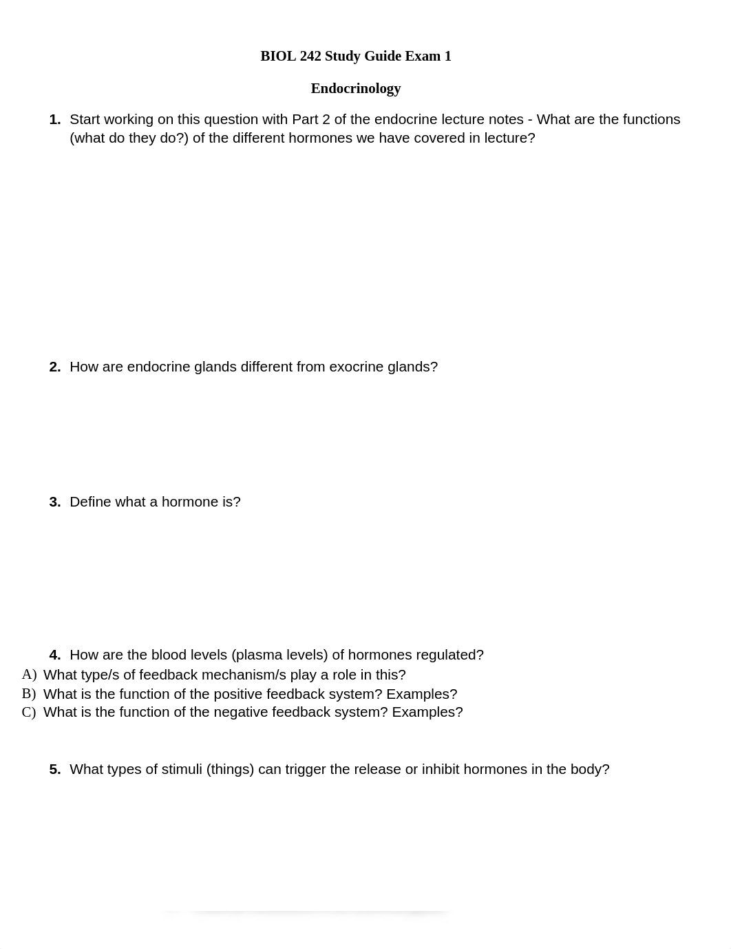 0 Study Guide_Exam 1_ Endocrinology_student_S20.doc_dlm89grymms_page1