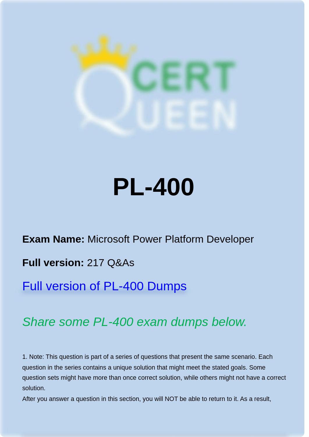 Useful Microsoft PL-400 Exam Material.pdf_dlmh78bw014_page1