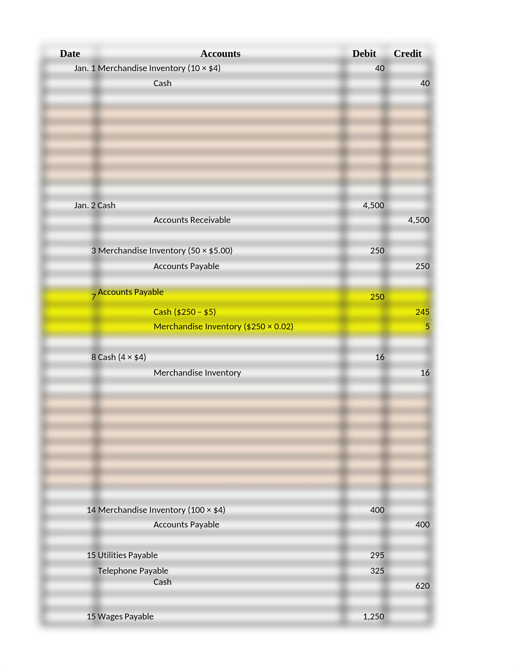 Chapter 5 Comp Excel Problem part 1 purchase JE solution.xlsx_dlmlf7o96id_page1