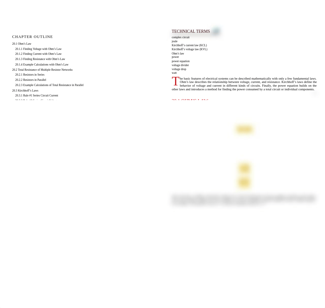Chapter 20 Ohm's Law, Kirchhoff's Laws, and the Power Equation.pdf_dlmmq5bff7q_page1