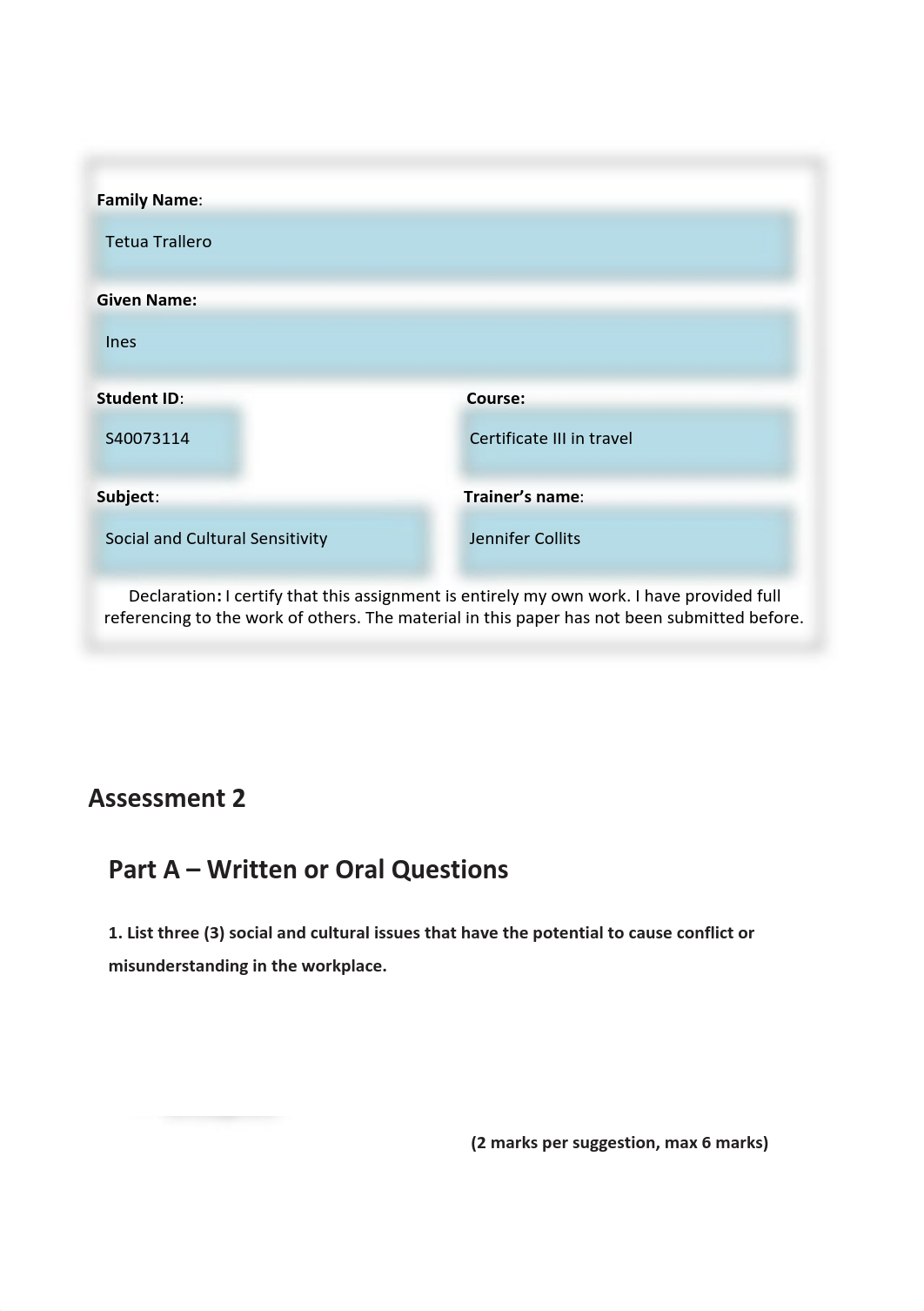 Ines S40073114 Social and Cultural Sensitivity Assessment 2.pdf_dlmyh42zzi2_page1