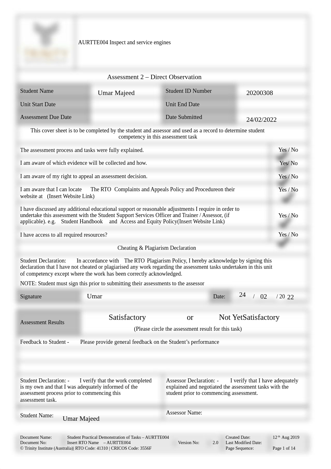 AURTTE004_Assessment 2 Practical Demonstration Tasks_V2_4e9babdbad91ade8ab8dbaf48de7cb2b.docx_dln4skqgpcf_page1