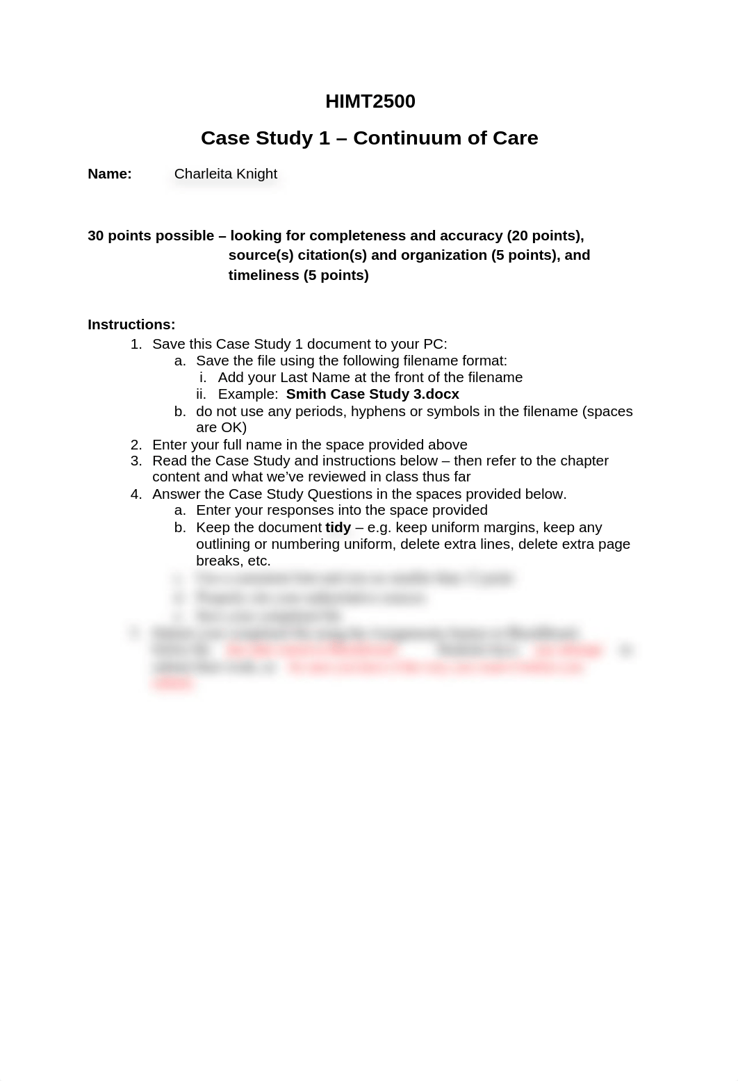 Knight Case Study 1 HIMT2500CONTINUUM OF CARE.docx_dlnqyuifyim_page1