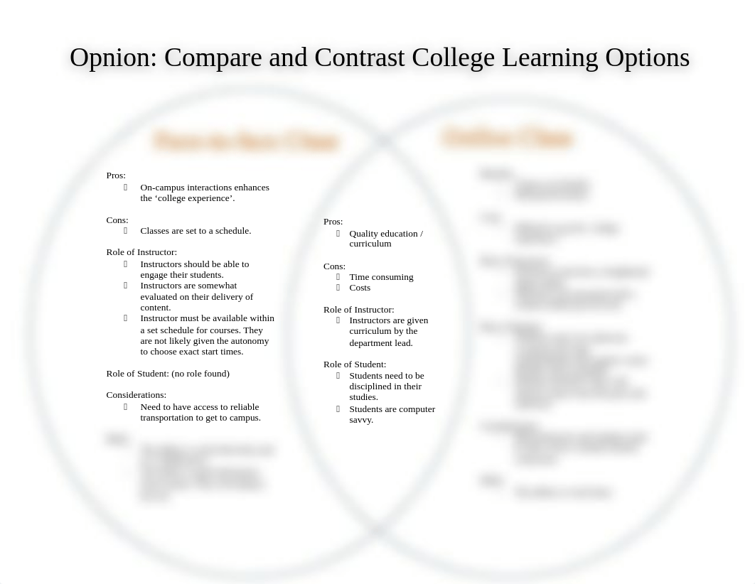 Compare_Contrast College Learning Options_Assignment 9_Rachel Clark.pdf_dlnte5vrqeo_page1