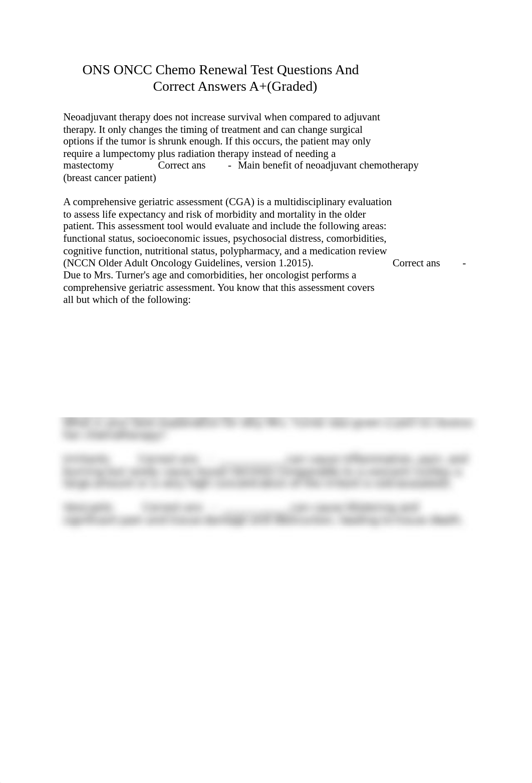 ONS ONCC Chemo Renewal Test Questions And Correct Answers A.docx_dlnzs6ksb7h_page1