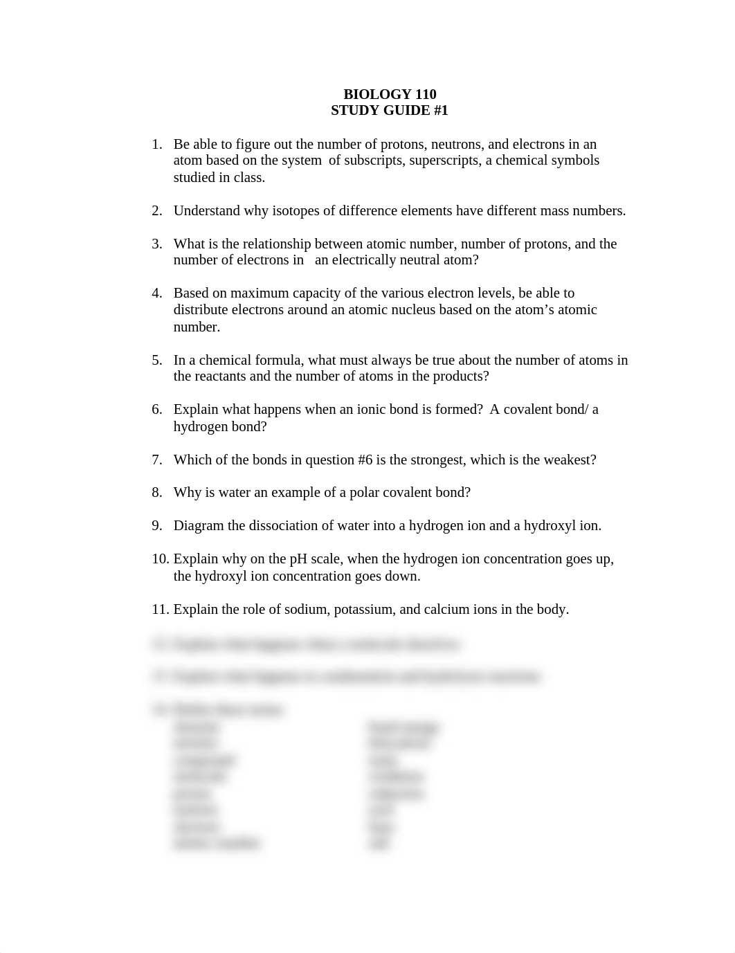 BIO 110 Study Guide #1 New.doc_dlo1luls8xi_page1