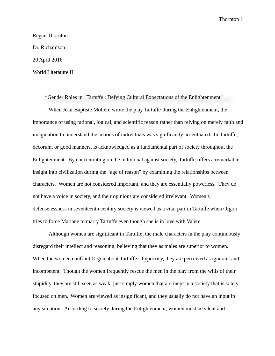 Gender Roles in Tartuffe - Defying Cultural Expectations of the Enlightenment Final Copy.docx_dlonbkfpk4u_page1