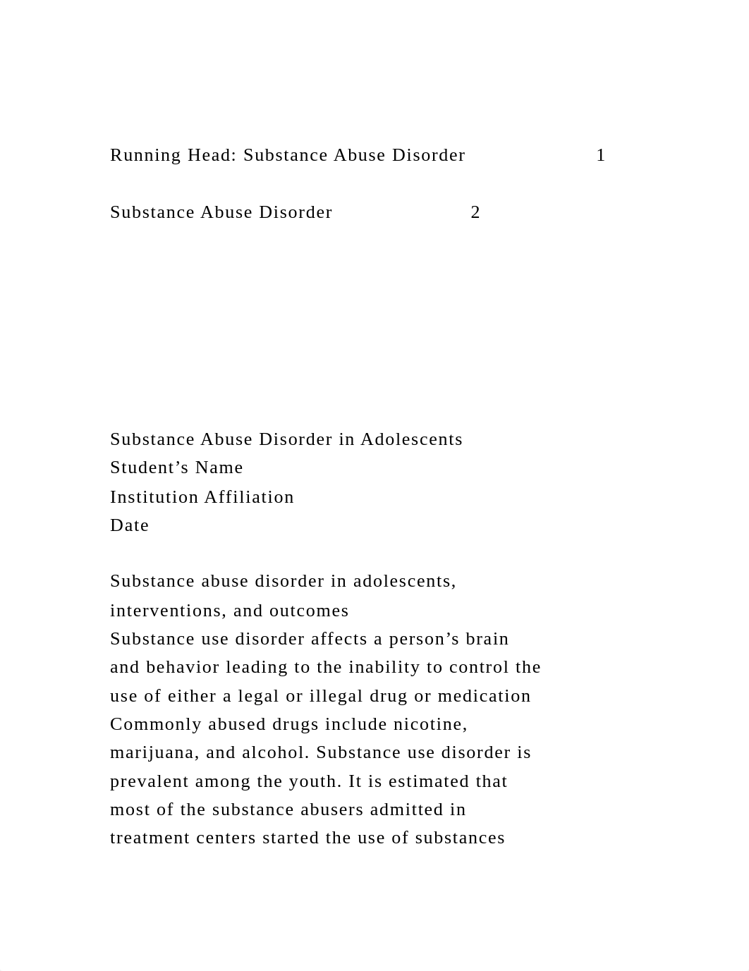 Running Head Substance Abuse Disorder 1Substance Abuse Diso.docx_dlooak4qxzm_page2