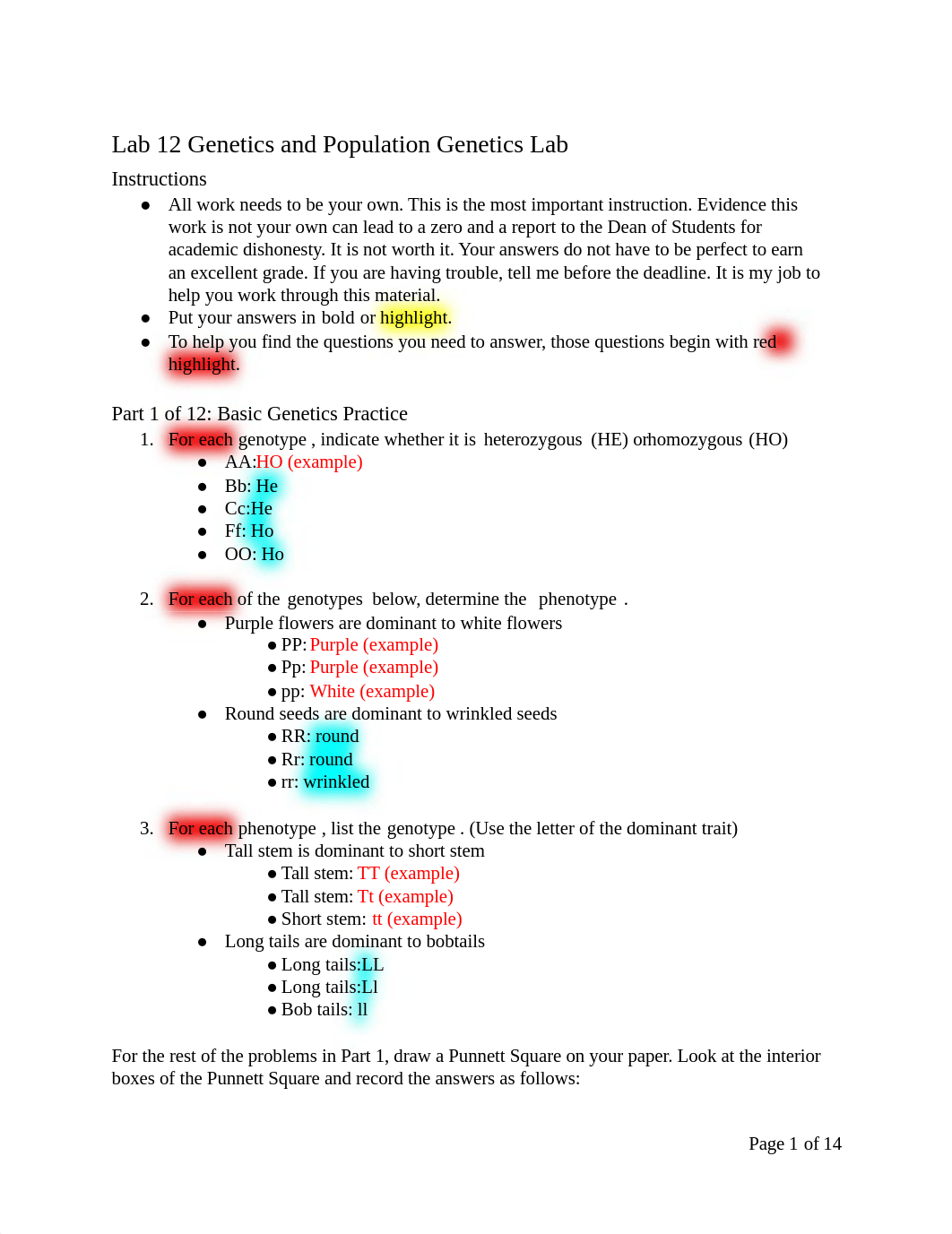 BIOL-1110 Online Lab 12 Genetics and Population Genetics.docx.pdf_dloxxzb1118_page1