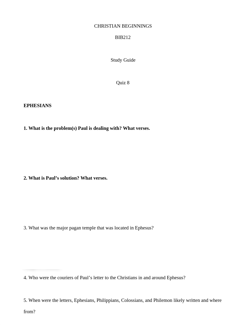 Quiz 8 Study Guide Eph, Phil, Col, Phile - Corban Romm.docx_dlpnnqjo5cj_page1