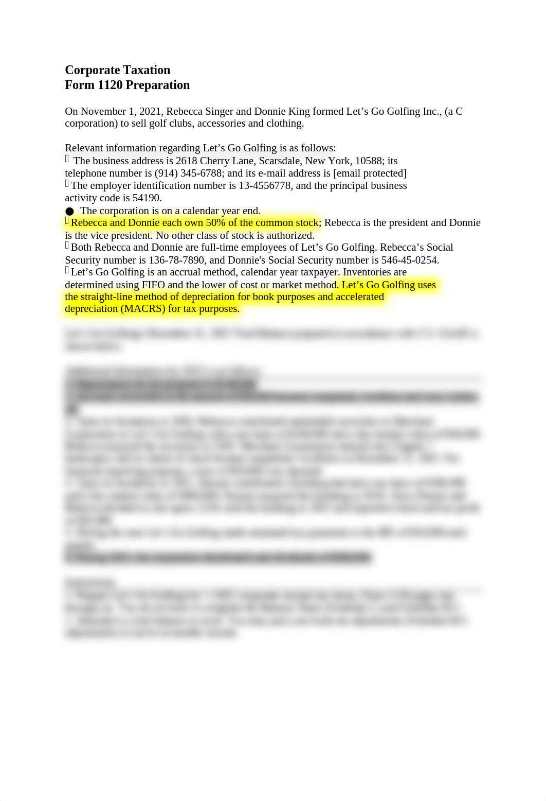 Corporate Taxation Form 1120 Project Fall 2023.docx_dlq1fo152hn_page1