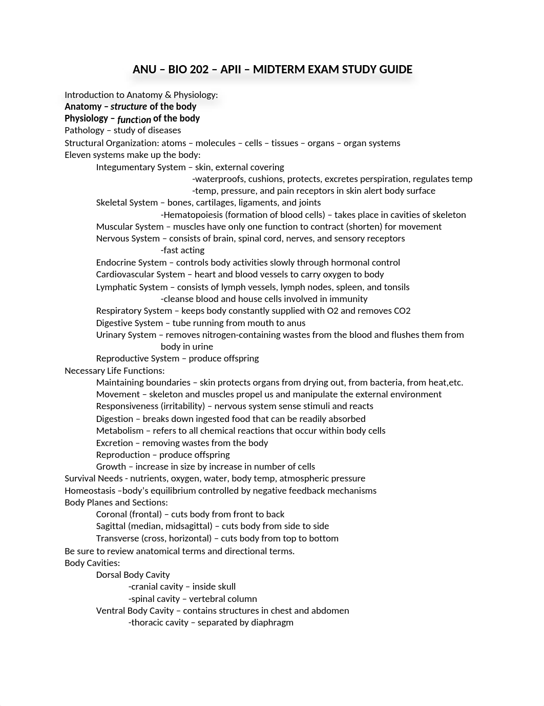 ANU - BIO 202 - APII - MIDTERM EXAM STUDY GUIDE.docx_dlq9kiurja3_page1