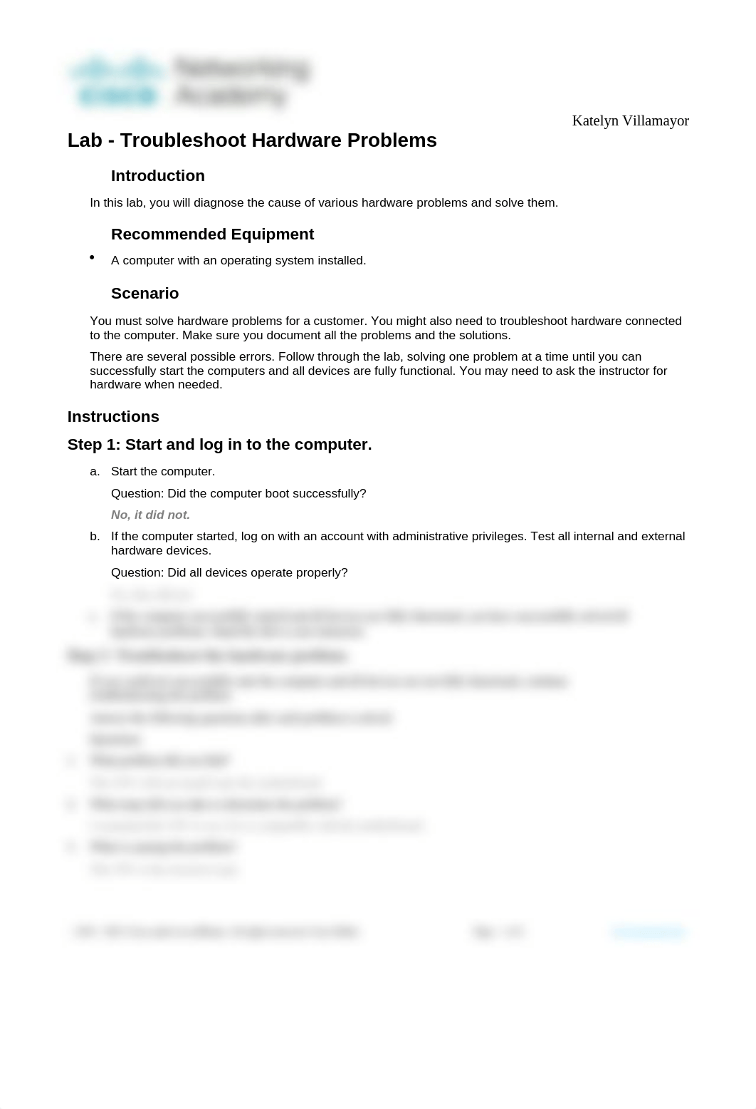 4.2.3.6 Lab - Troubleshoot Hardware Problems.docx_dlqlg2ma2os_page1