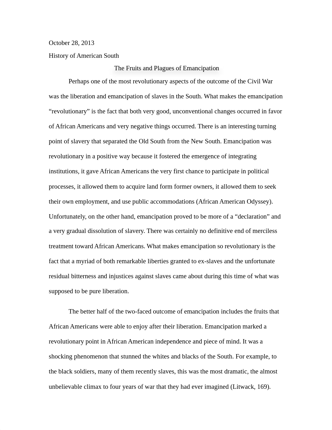 Effects of Emancipation Essay_dlqmx81b4h6_page1