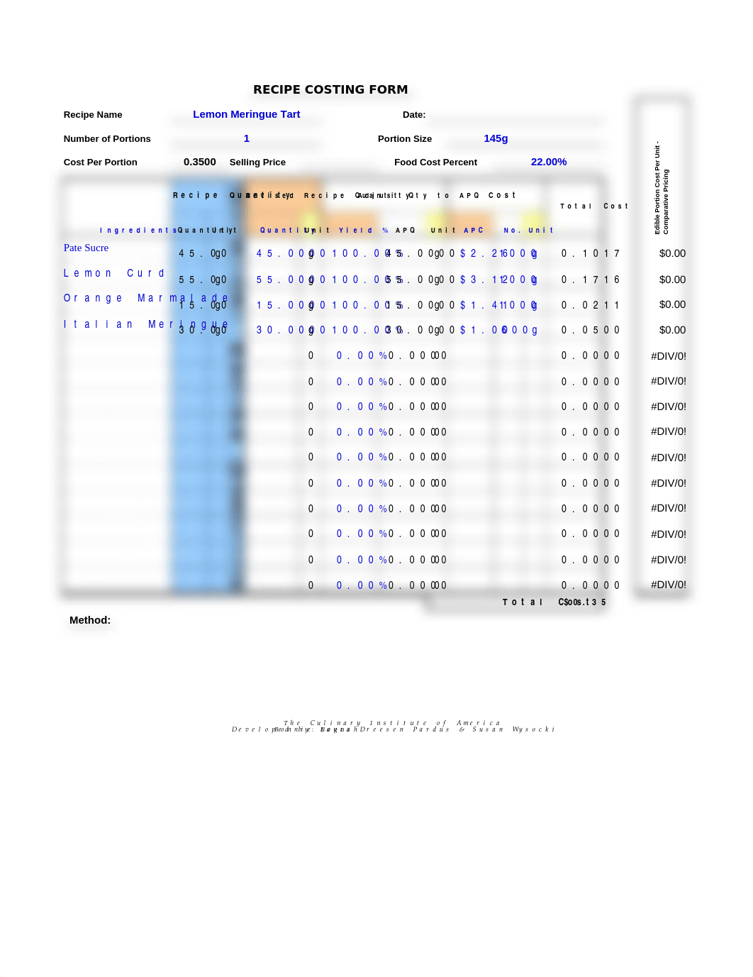 Lemon Tart Costing Sheet, Jame Scheetz.xls_dlqn8yc153m_page1