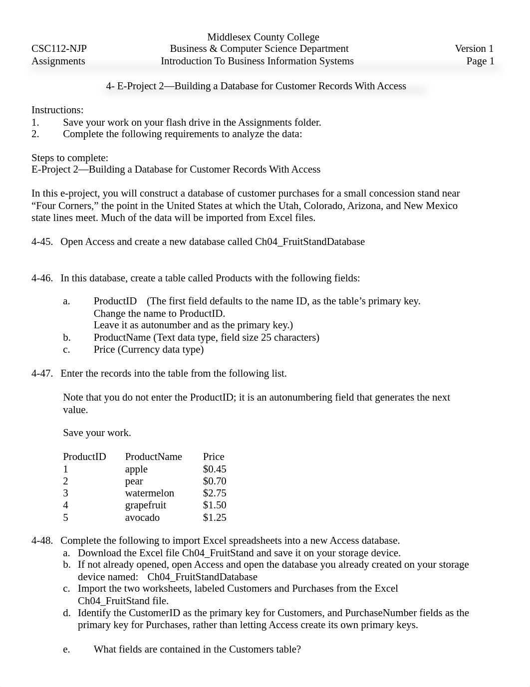 CSC112_4-EProject2BuildingADatabaseForCustomerRecordsAssignment.doc_dlrgluw03t6_page1