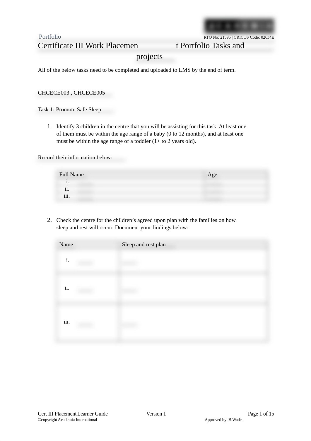 Updated Cert III Portfolio Learner Guide Updated.docx_dlrorl02sti_page2