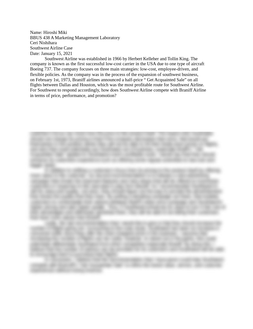 Southwest Airline Case .docx_dlrwkz757st_page1