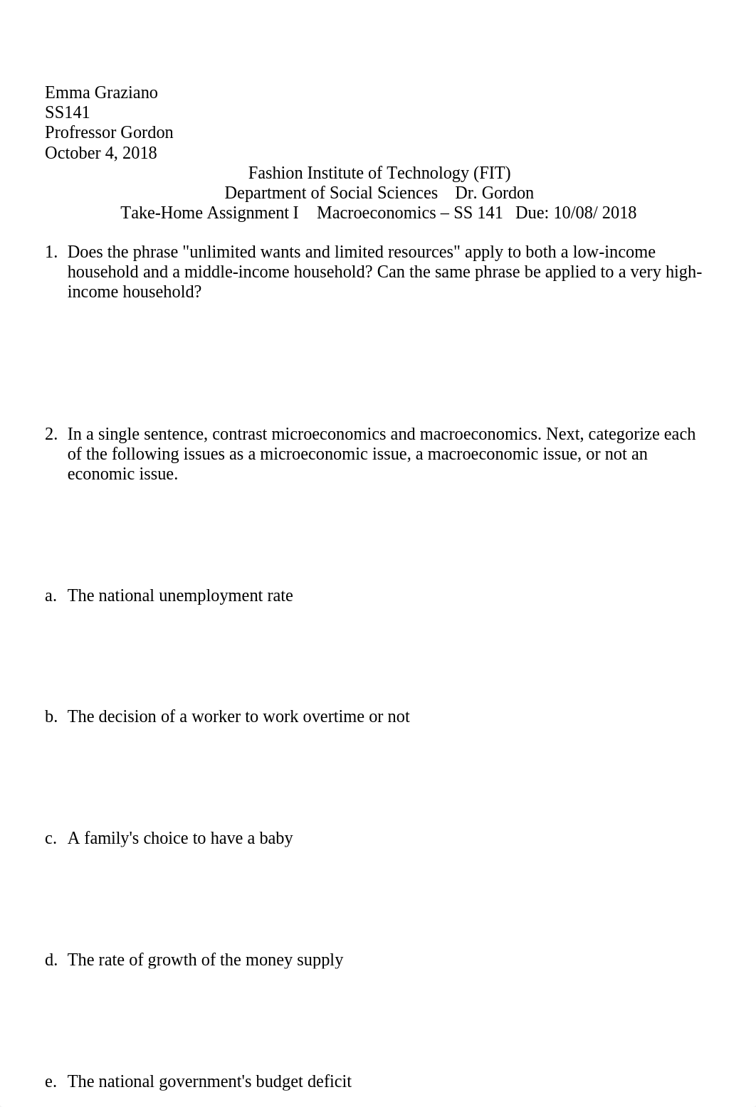 2018 Fall MacroTake Home Quiz 1 Monday Class.doc_dlrx0cws0qp_page1