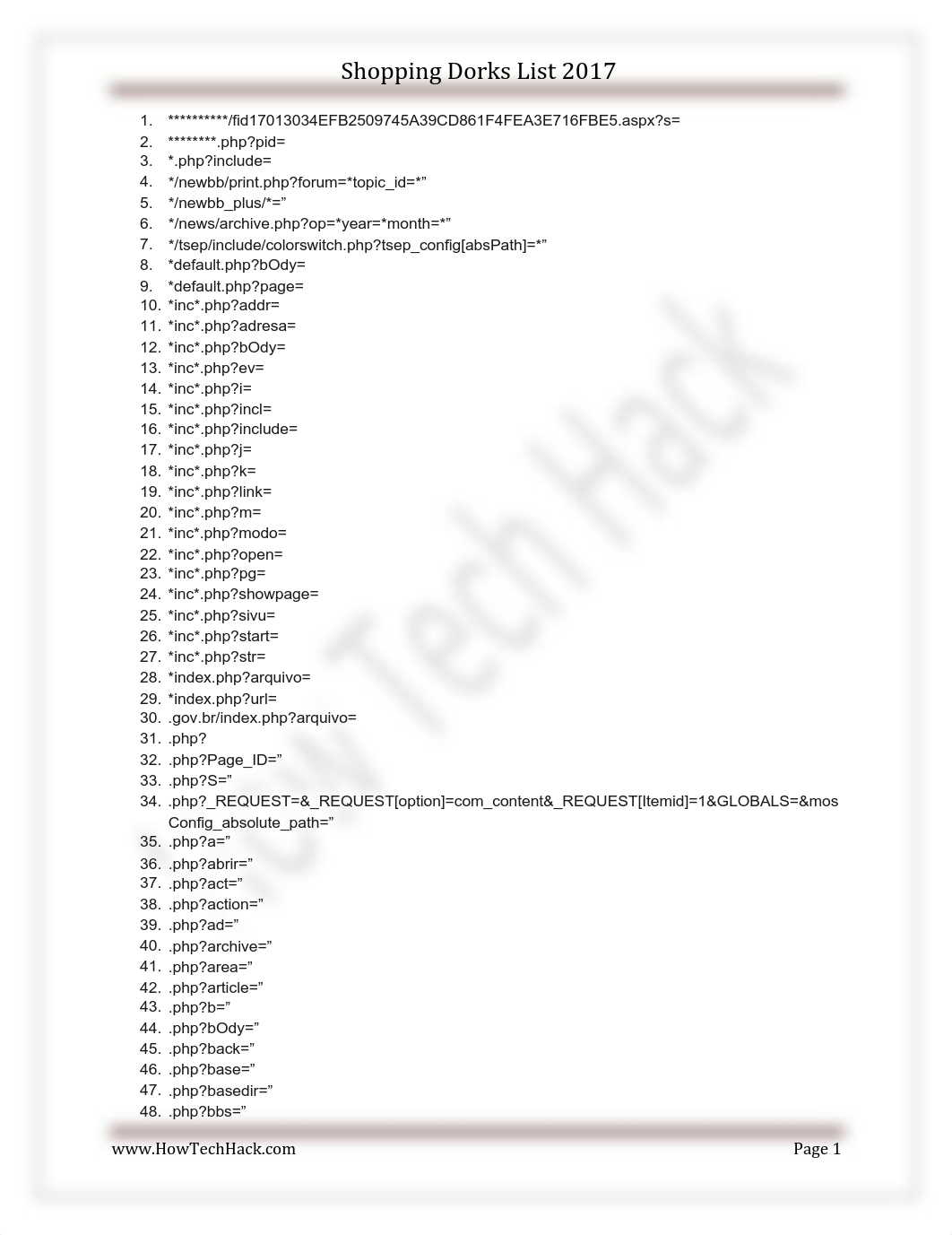 Shopping Dorks List 2017 - HowTechHack.pdf_dlsbd8judby_page1