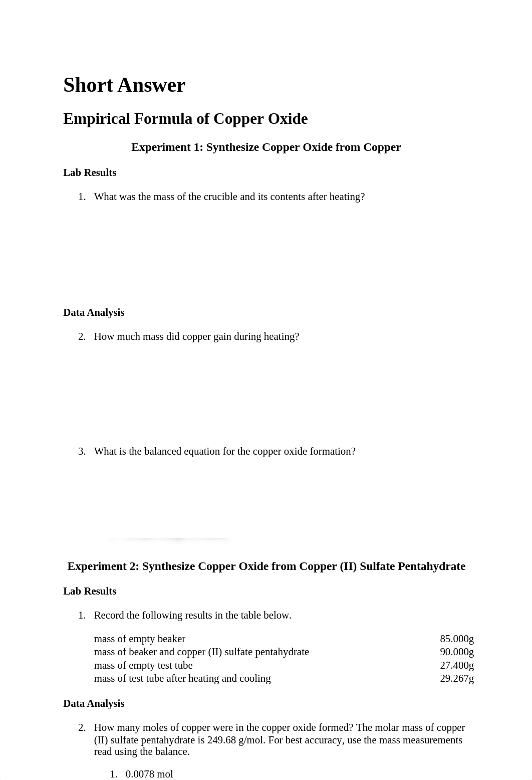 Empirical Formula of Copper Oxide - Kyanna Volkman.docx_dlsjrg7314j_page1