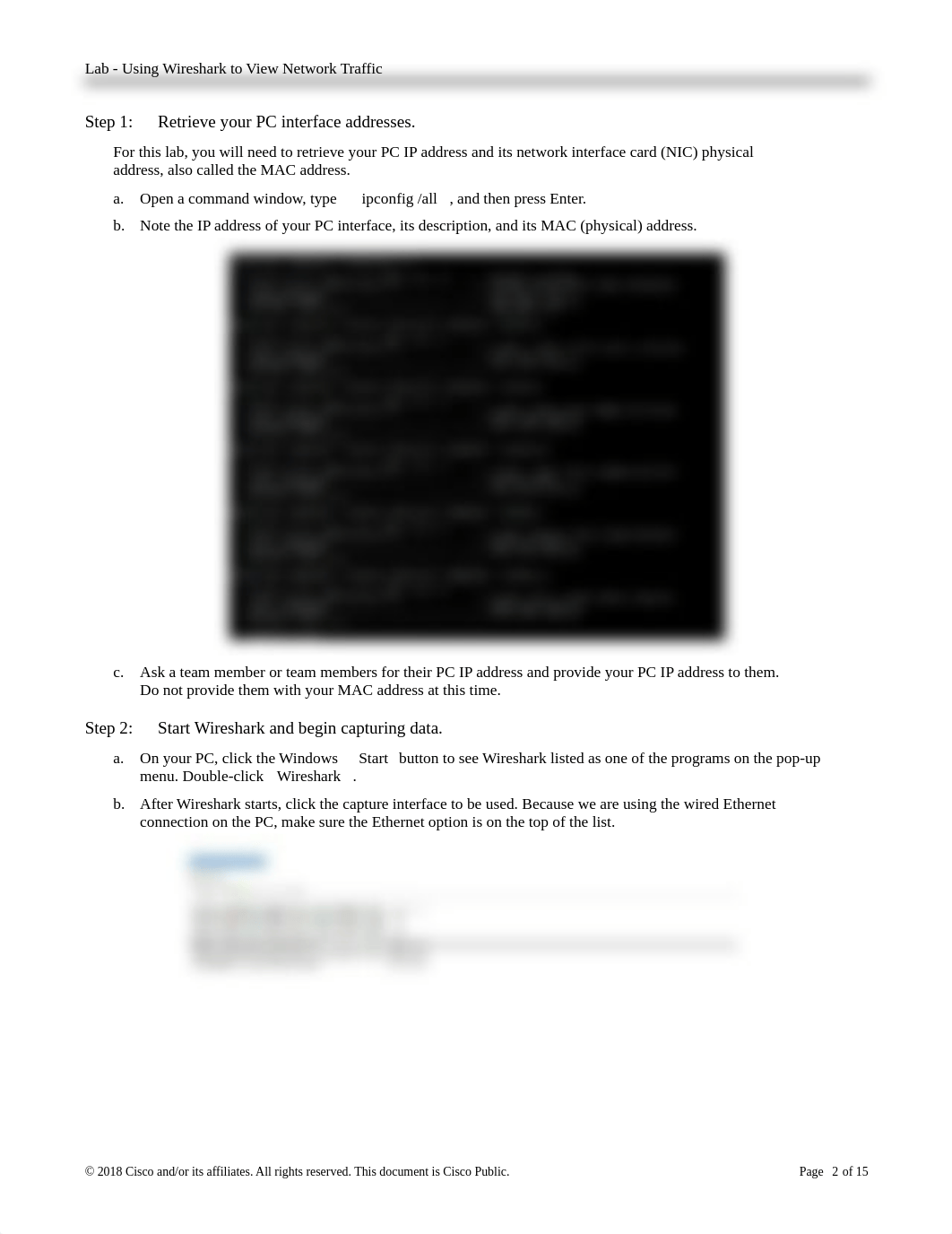 3.4.1.2 Lab - Using Wireshark to View Network Traffic.docx_dlsr15qh4om_page2