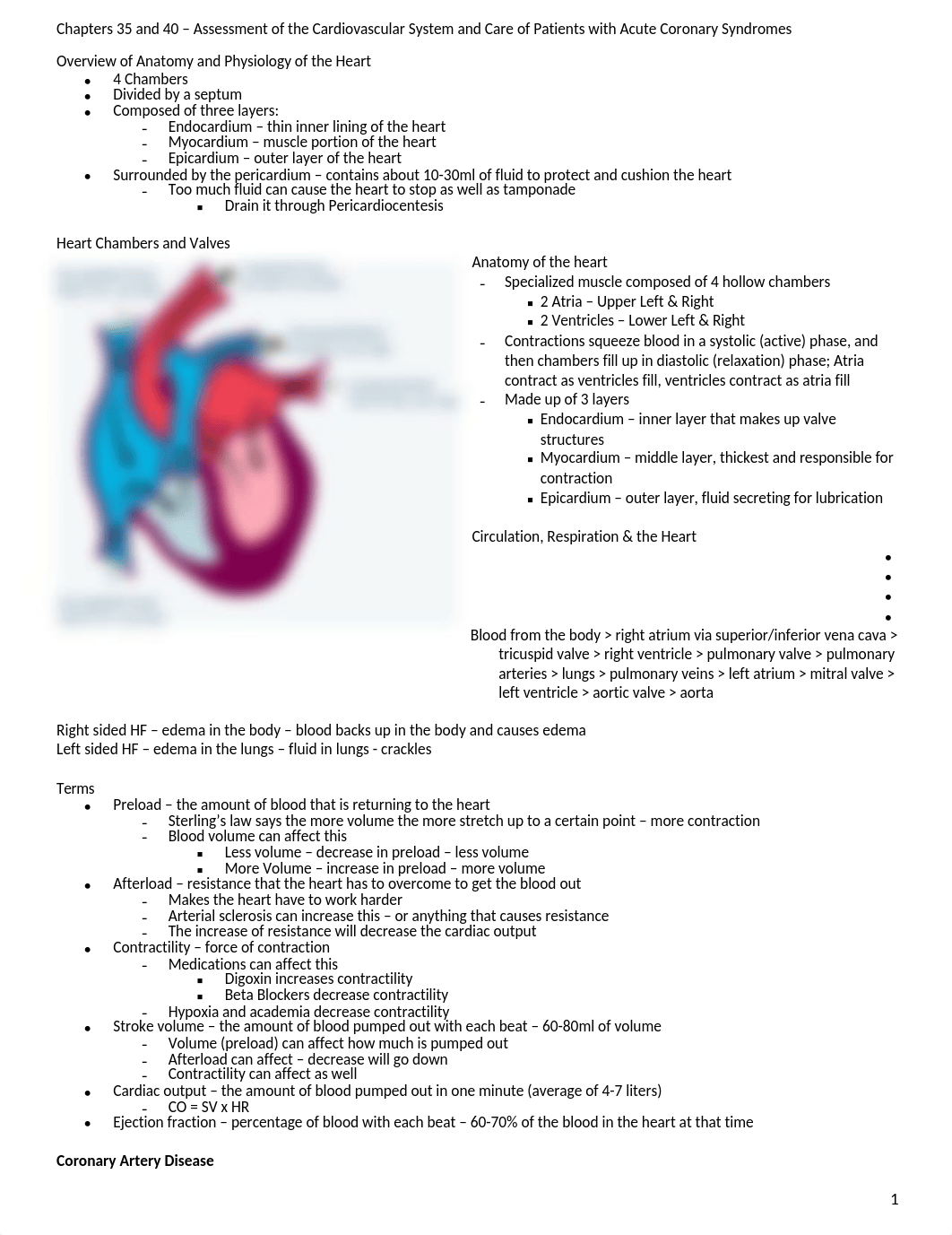 Chapters 35 and 40 - Assessment of the Cardiovascular System and Care of Patients with Acute Coronar_dlt2n46vrwx_page1