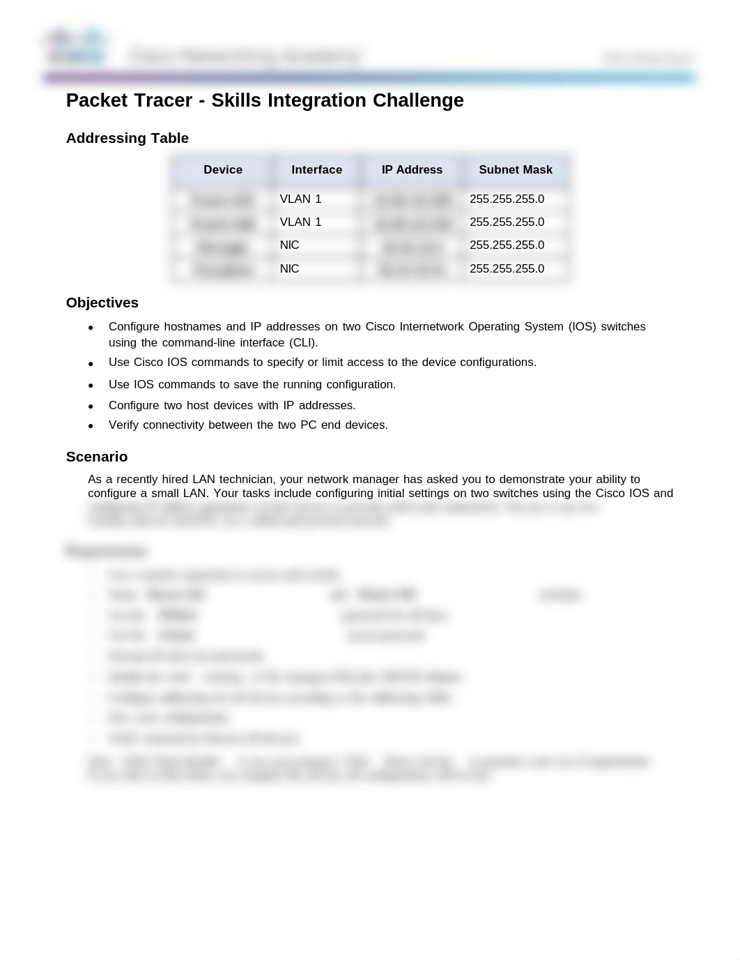 2.4.1.2 Packet Tracer - Skills Integration Challenge.pdf-DONE_dltaj8w5x9g_page1