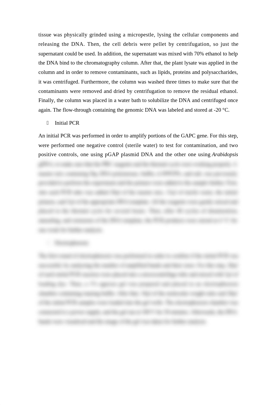 Full lab report DNA Extraction, Initial PCR and Electrophoresis.docx_dlthx4a6lmd_page3