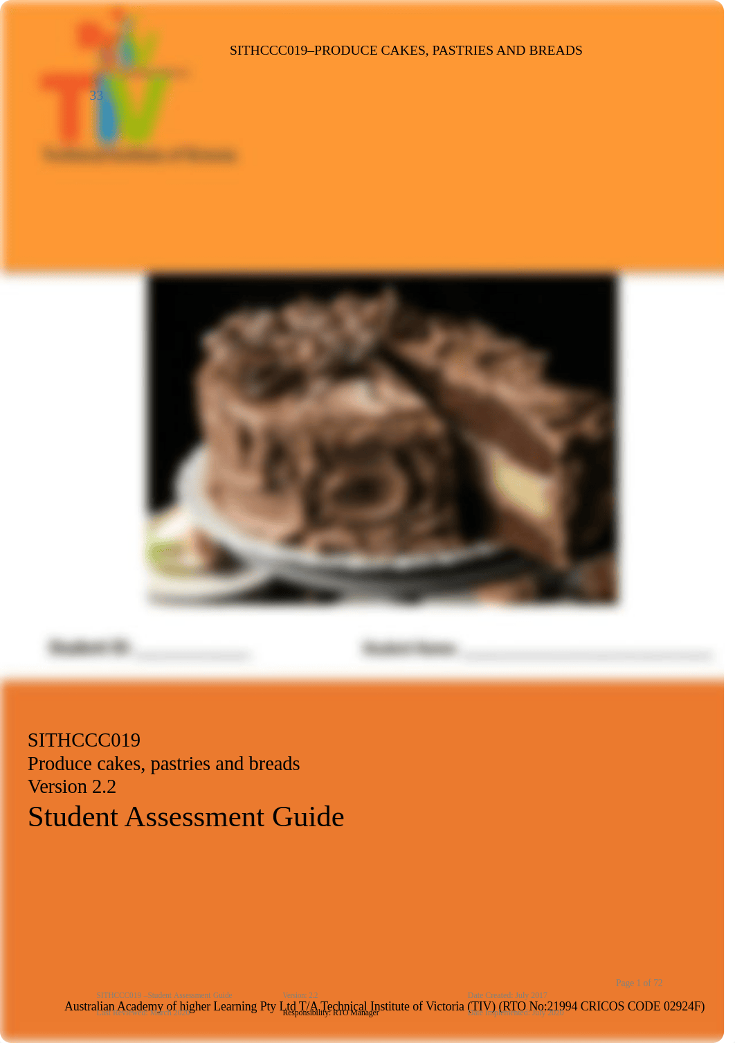 2.1_SITHCCC019 Produce cakes, pasteries  and breads Student Assessment Guide.docx_dltivuwzbo0_page1