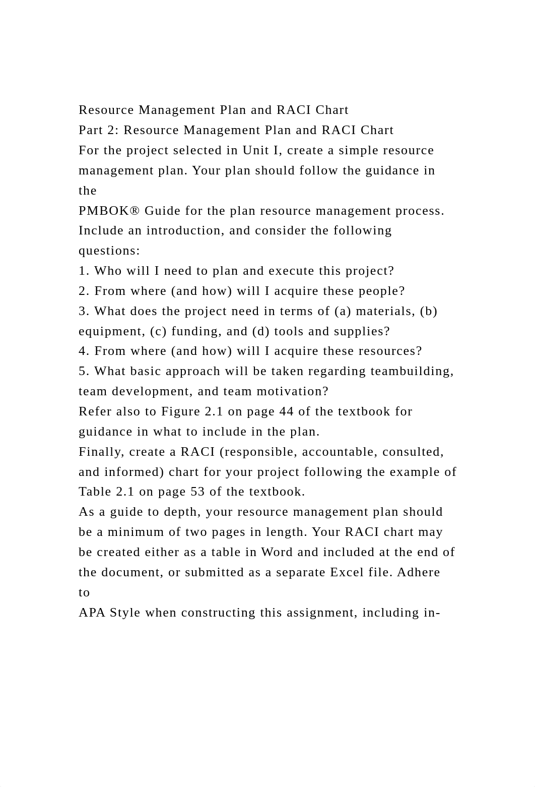 Resource Management Plan and RACI ChartPart 2 Resource Manageme.docx_dlu2xhhjcep_page2