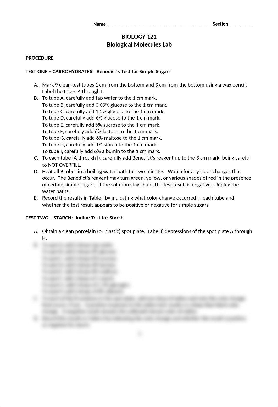 BIO 121 Biological Molecules Lab w-out unknown.doc_dlu61z44phu_page1