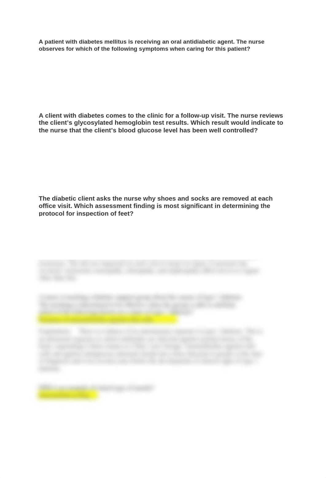 A patient with diabetes mellitus is receiving an oral antidiabetic agent_dlu6scnce7h_page1