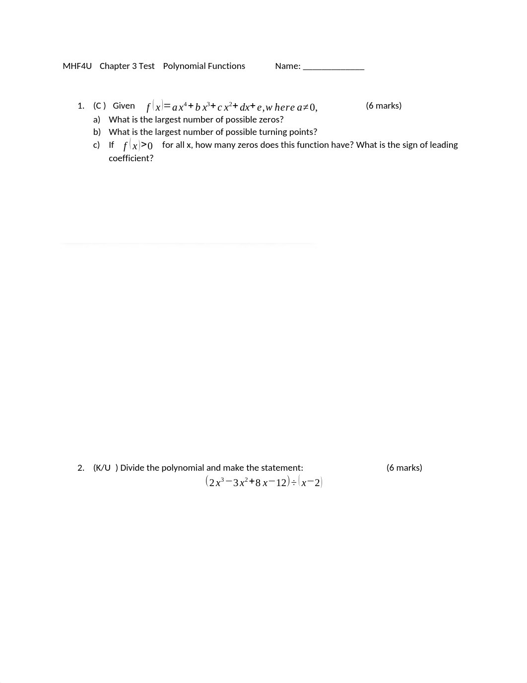 MHF4U    Chapter 3 Test    Polynomial Functions              Name.docx_dlu9sa565d0_page1