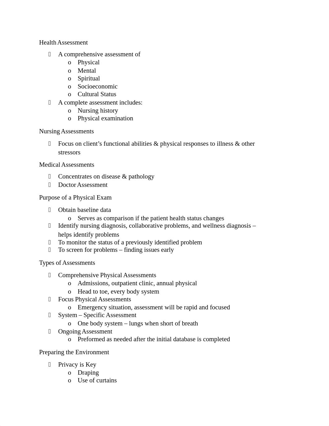 Assessing Health - Physical Examination Outline.docx_dluggzqmj0j_page1