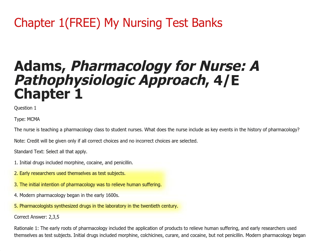 Chapter 1(FREE) My Nursing Test Banks - Test Bank Go!-all FREE!!.pdf_dlul44z5421_page1