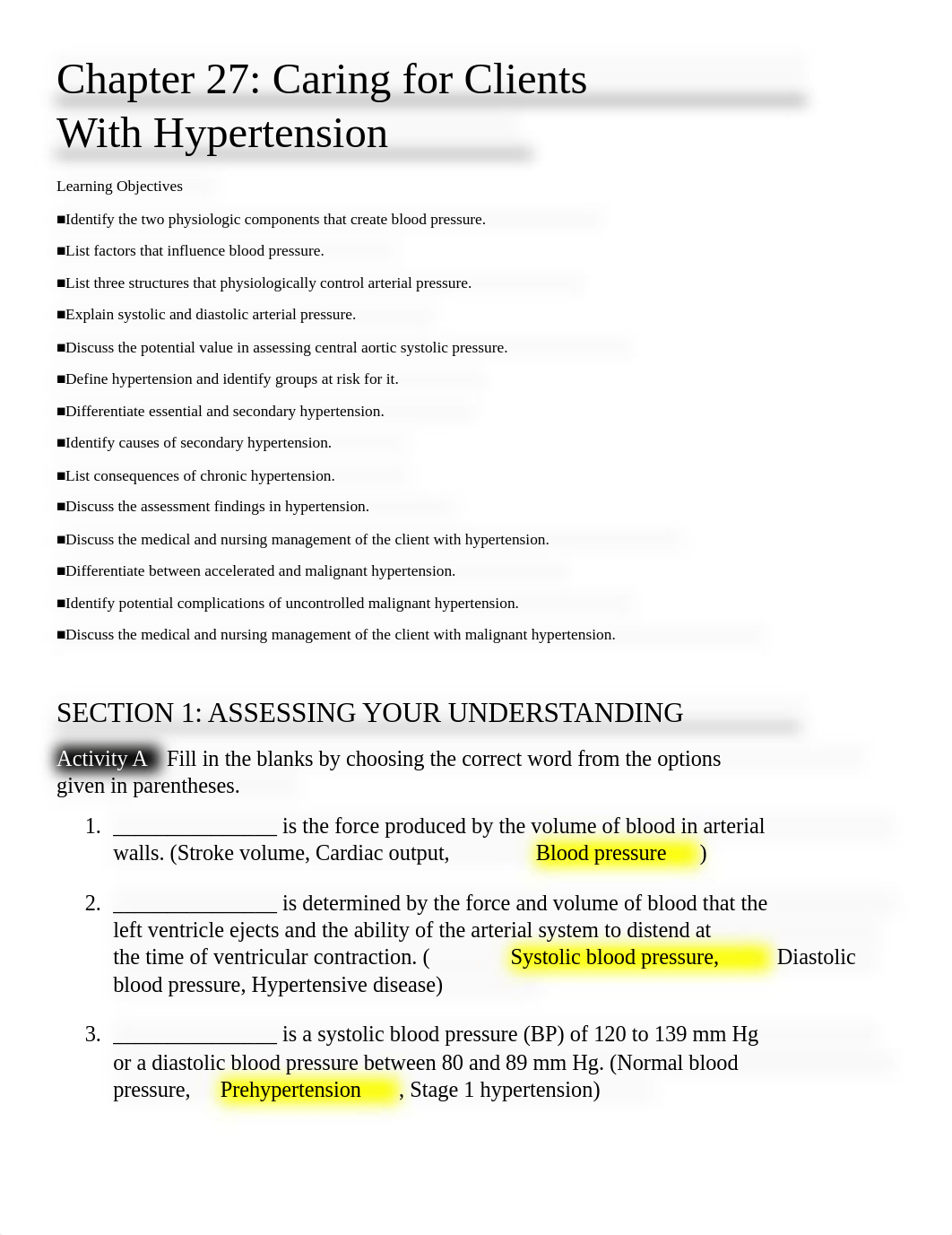 Chapter 27 Caring for Clients With Hypertension DONE.docx_dlv3hhzzswt_page1