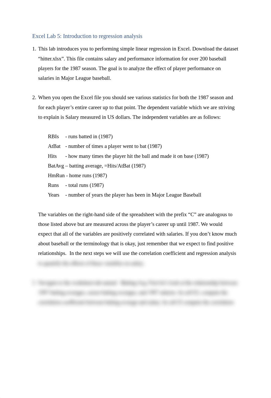 Excel Lab 5 - intro to regression.docx_dlva7sqfl2v_page1