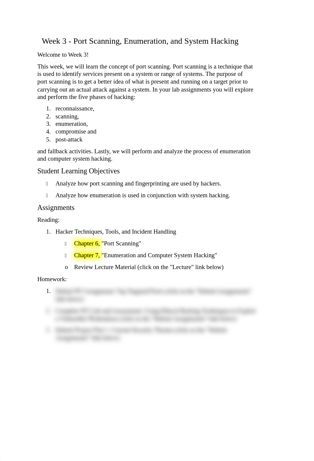 Week 3 - Port Scanning, Enumeration, and System Hacking.docx_dlvenq5a8du_page1