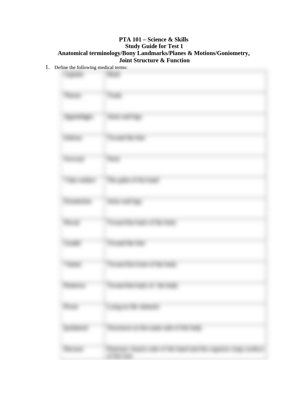PTA 101 Study Guide 1 .doc_dlvj245r463_page1