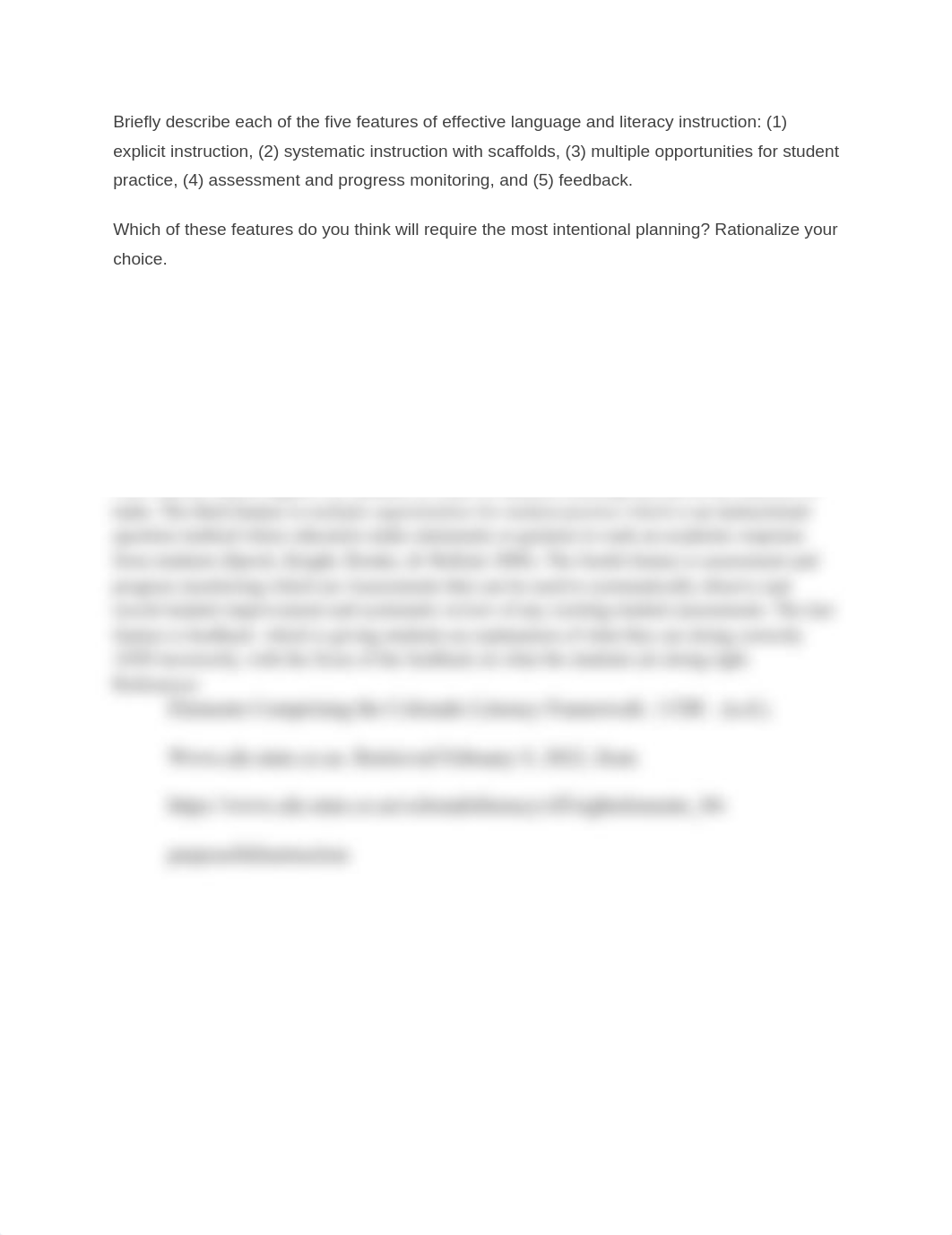 Briefly describe each of the five features of effective language and literacy instruction_ (1) expli_dlvnqovnsfq_page1