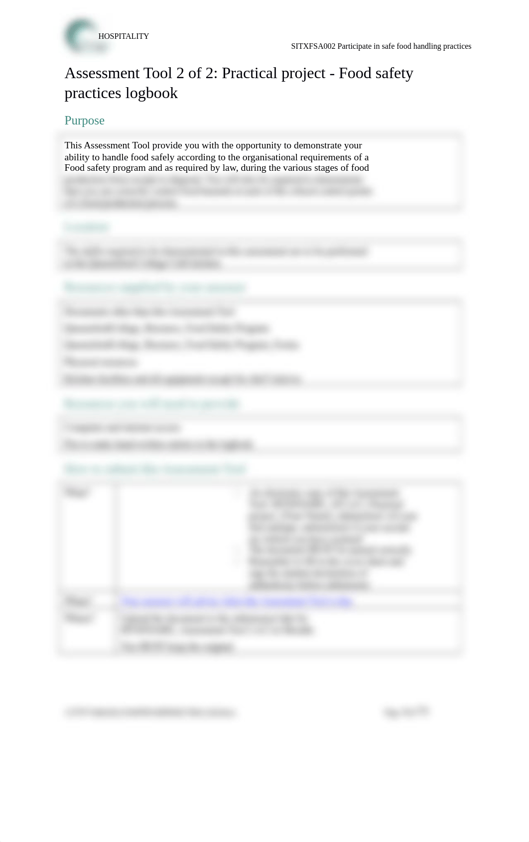 ACA_HOSP_SITXFSA002_AT2 of 2_Practical project__V1.1_JK (1).docx_dlvpjhi0px4_page4