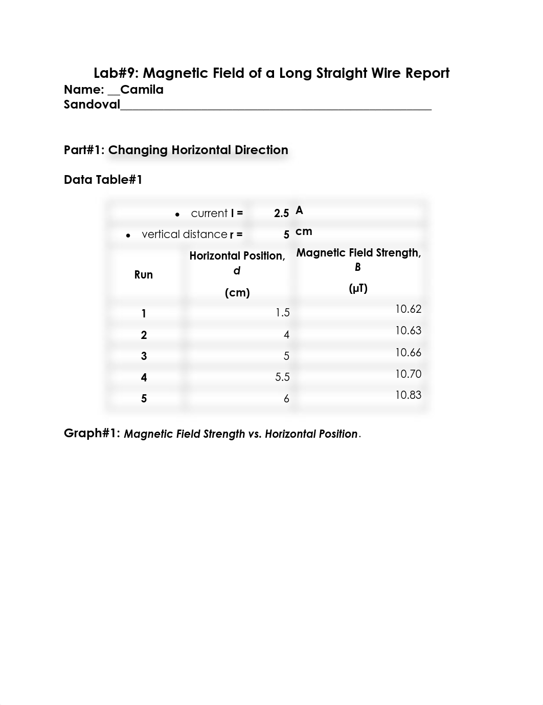 Lab#9_Magnetic Field of Awire_LabReport.pdf_dlvvtsb0hdy_page1