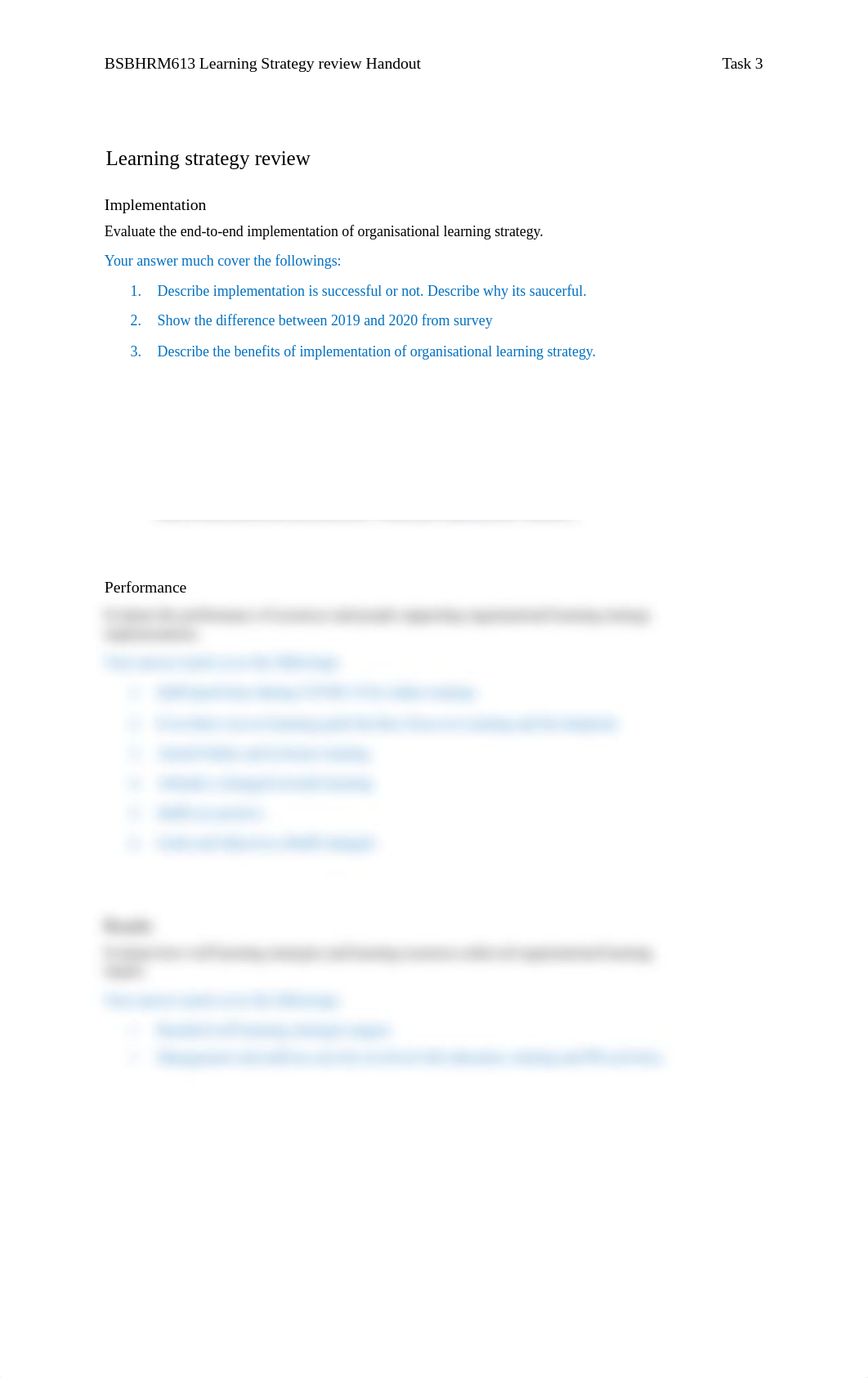 BSBHRM613 Task 3 Handout 2 Learning Strategy review Handout.docx_dlw9foxmx6n_page1